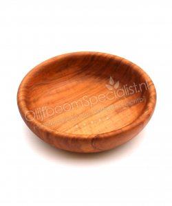 Massief olijfhouten schaal
